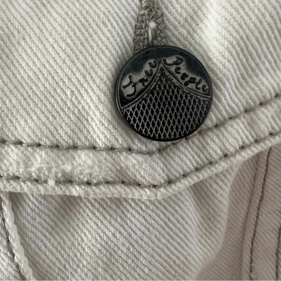 Free People Denim hoodie jacket - Picture 5 of 6